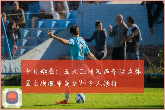 今日趣图：五大亚洲兄弟齐助力韩国出线概率高达94令人期待